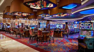 Premium-tier Diamond Empire baccarat setup with professional dealer
